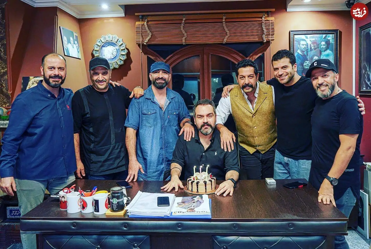عکس| سفر در زمان؛ «مرتضی خوشنام و جواد» سریال بچه مهندس 3 در یک جشن تولد؛ سال 1401