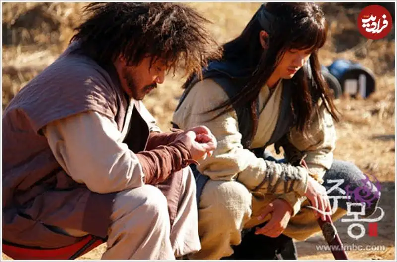 عکس| سفر به تاریخ؛ «هیوبو و ماکاک» در پشت صحنه سریال «جومونگ»