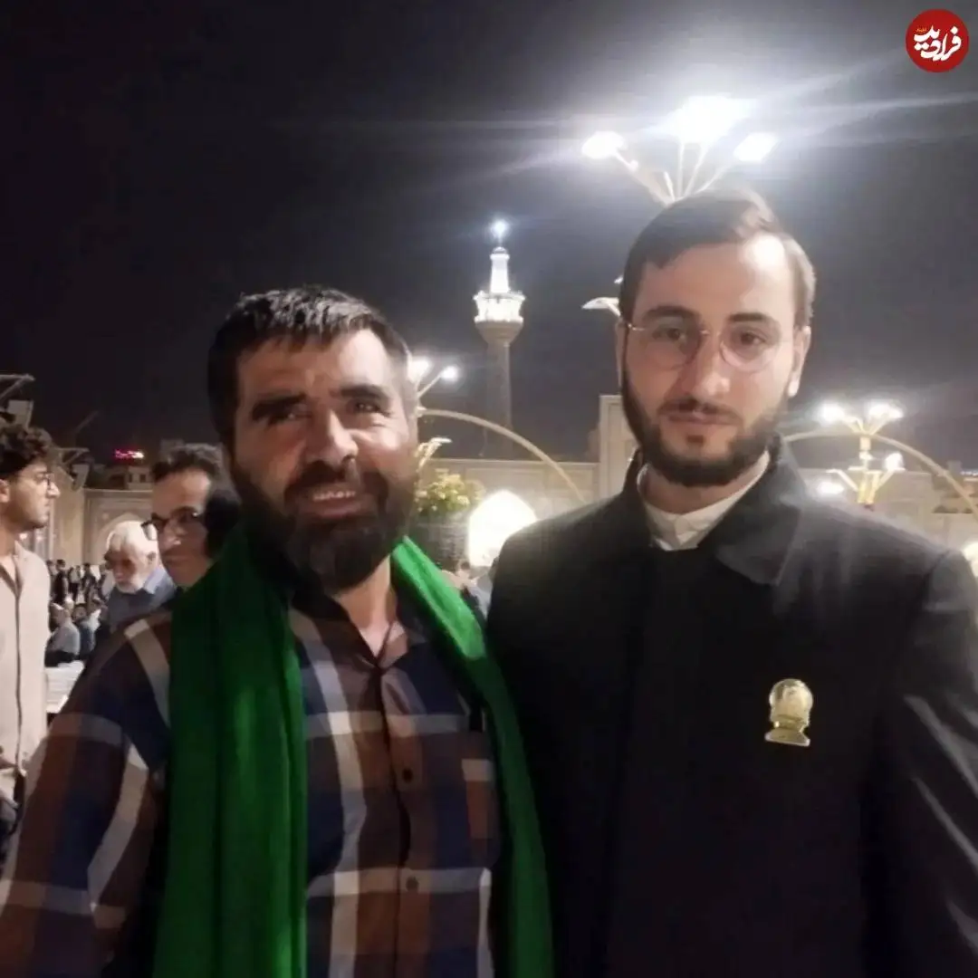 عکس| سفر در زمان؛ «محمدجواد پسر اوس موسی» سریال پایتخت 7 در حرم امام رضا