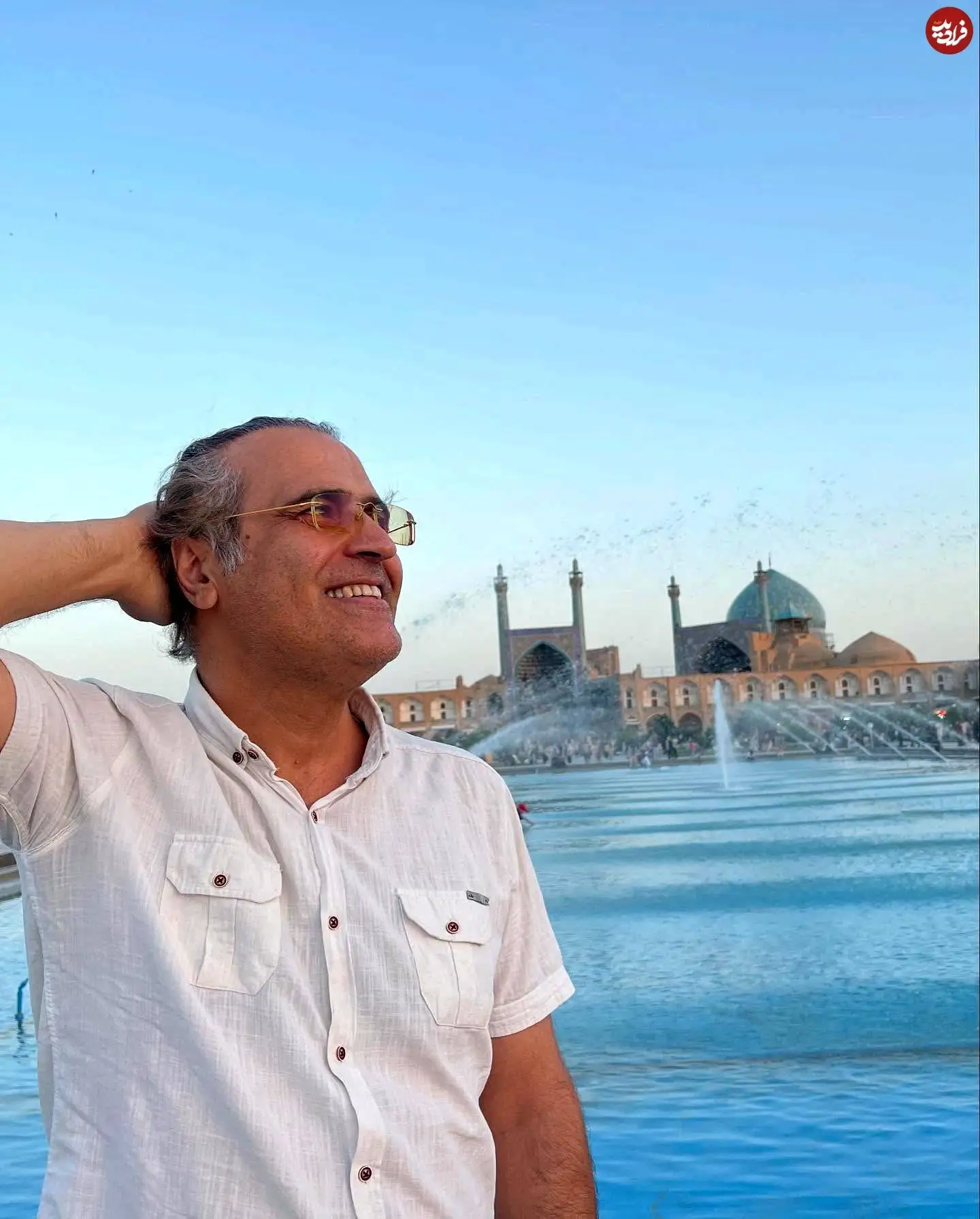 عکس| سفر در زمان؛ «سرگرد صداقت» سریال ستایش 3 در اصفهان در 60 سالگی