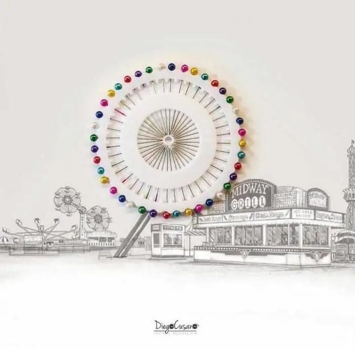 هنرمندی که اشیاء روزمره را به تصاویری جذاب تبدیل می کند