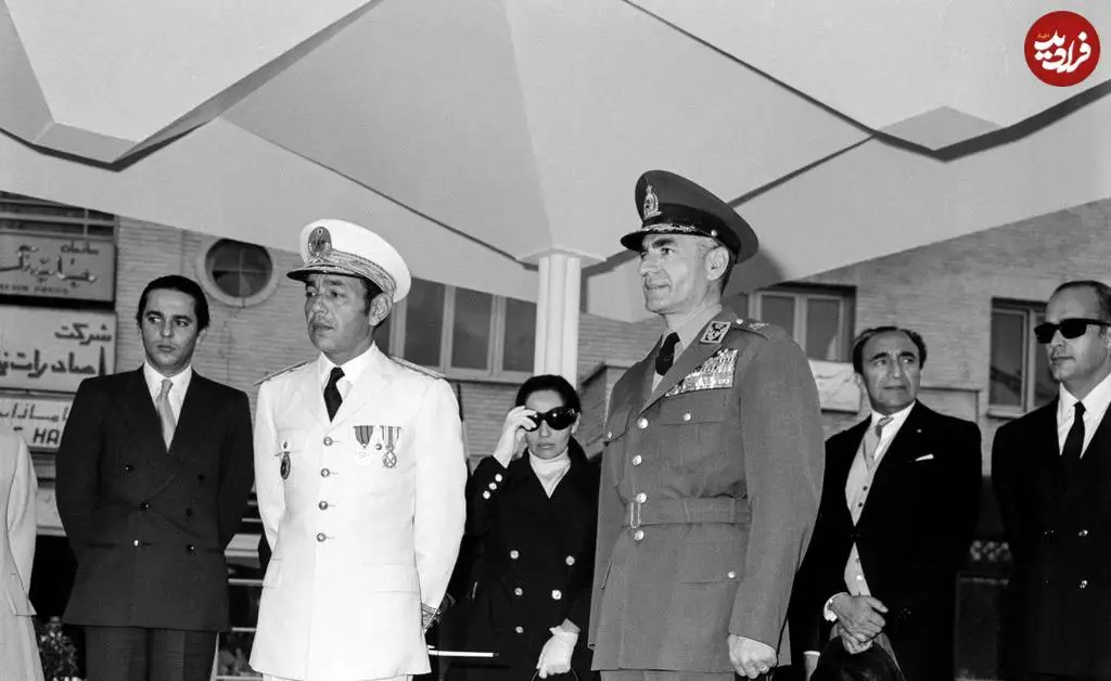 عکس| سفر در زمان؛ دیدار «ملک حسن دوم، پادشاه مراکش و محمدرضا پهلوی»؛ سال 47