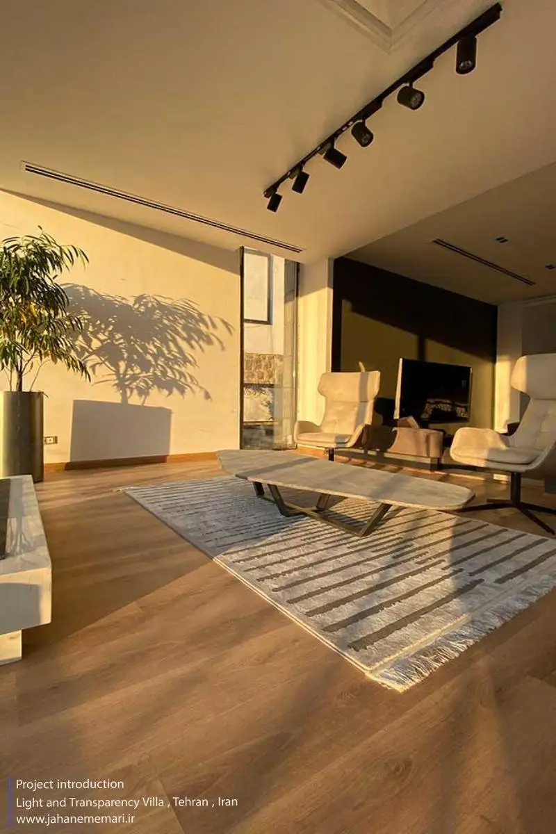 تصاویر؛ معماری نور و شفافیت در فشم؛ فینالیست دوازدهمین جایزه ملی طراحی داخلی ایران