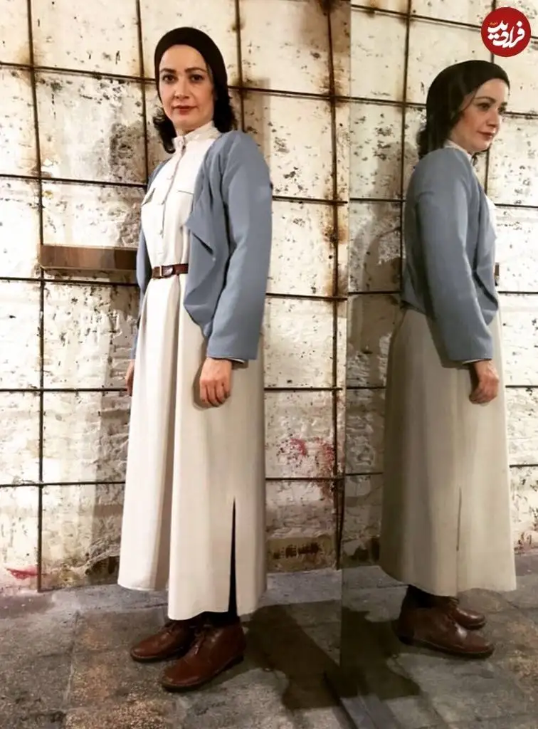 عکس| سفر در زمان؛ «فهیمه» سریال پایتخت 7 در پشت صحنه یک تئاتر؛ سال 98