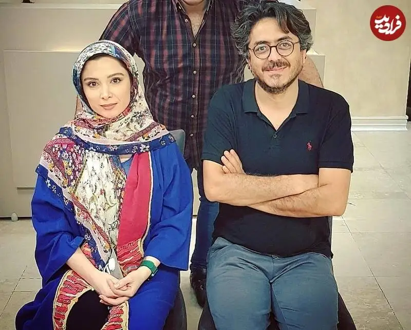 عکس| سفر زمان؛ «تینا وصال و سعید نصیری» در پشت صحنه سریال «بچه مهندس 3»