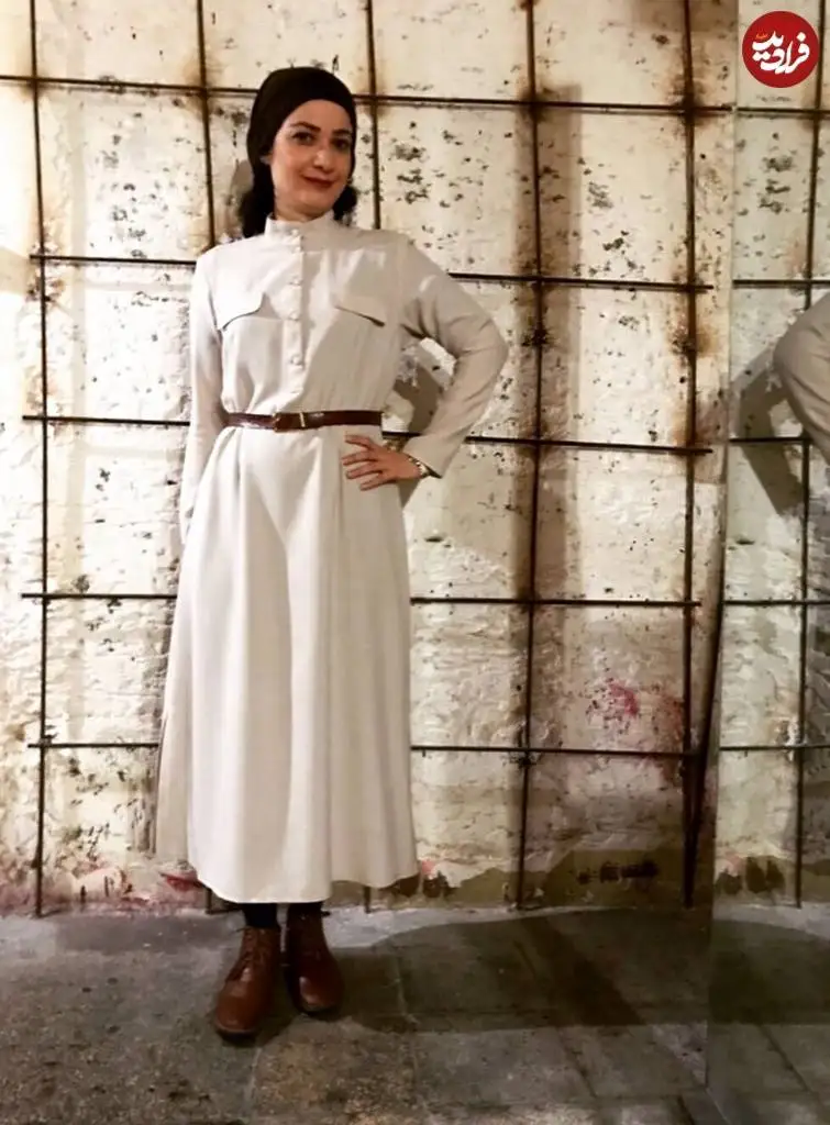 عکس| سفر در زمان؛ «فهیمه» سریال پایتخت 7 در پشت صحنه یک تئاتر؛ سال 98