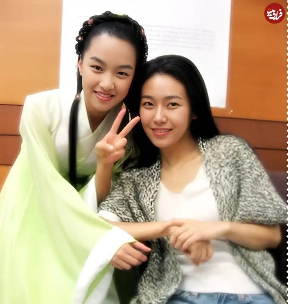 عکس| سفر در زمان؛ «بانو سولان و بیورها» در پشت صحنه سریال جومونگ؛ 20 سال قبل