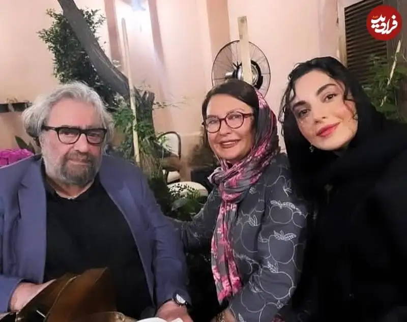 عکس| سفر زمان؛ چهرۀ «مرضیه» (بچه مهندس) در کنار «لعیا زنگنه و مسعود کیمیایی»