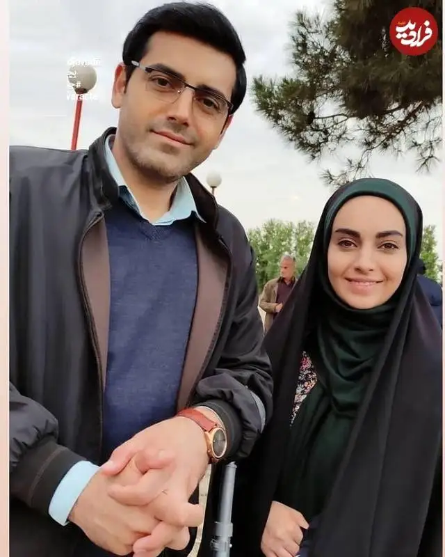 عکس| سفر زمان؛ «جواد جوادی» در کنار «مرضیه» در پشت صحنه «بچه مهندس4»