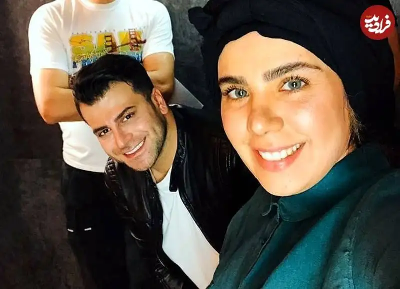 عکس| سفر به تاریخ؛ عکس یادگاری «مژگان و جواد جوادی» در پشت صحنه «بچه مهندس3»