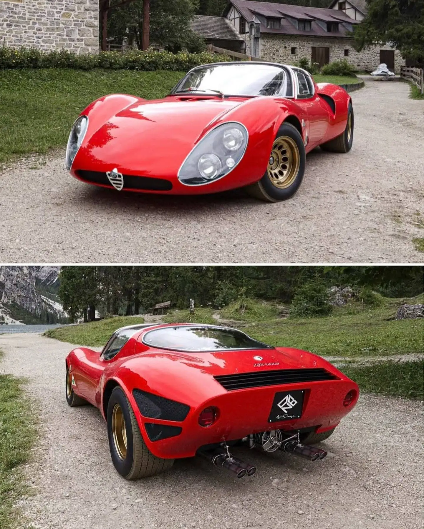 تصاویر| آلفارومئو 33 استراداله؛ یکی از زیباترین خودروهای تاریخ