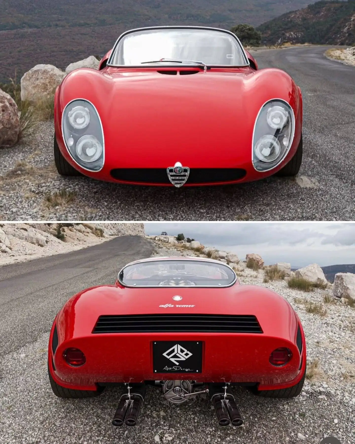 تصاویر| آلفارومئو 33 استراداله؛ یکی از زیباترین خودروهای تاریخ