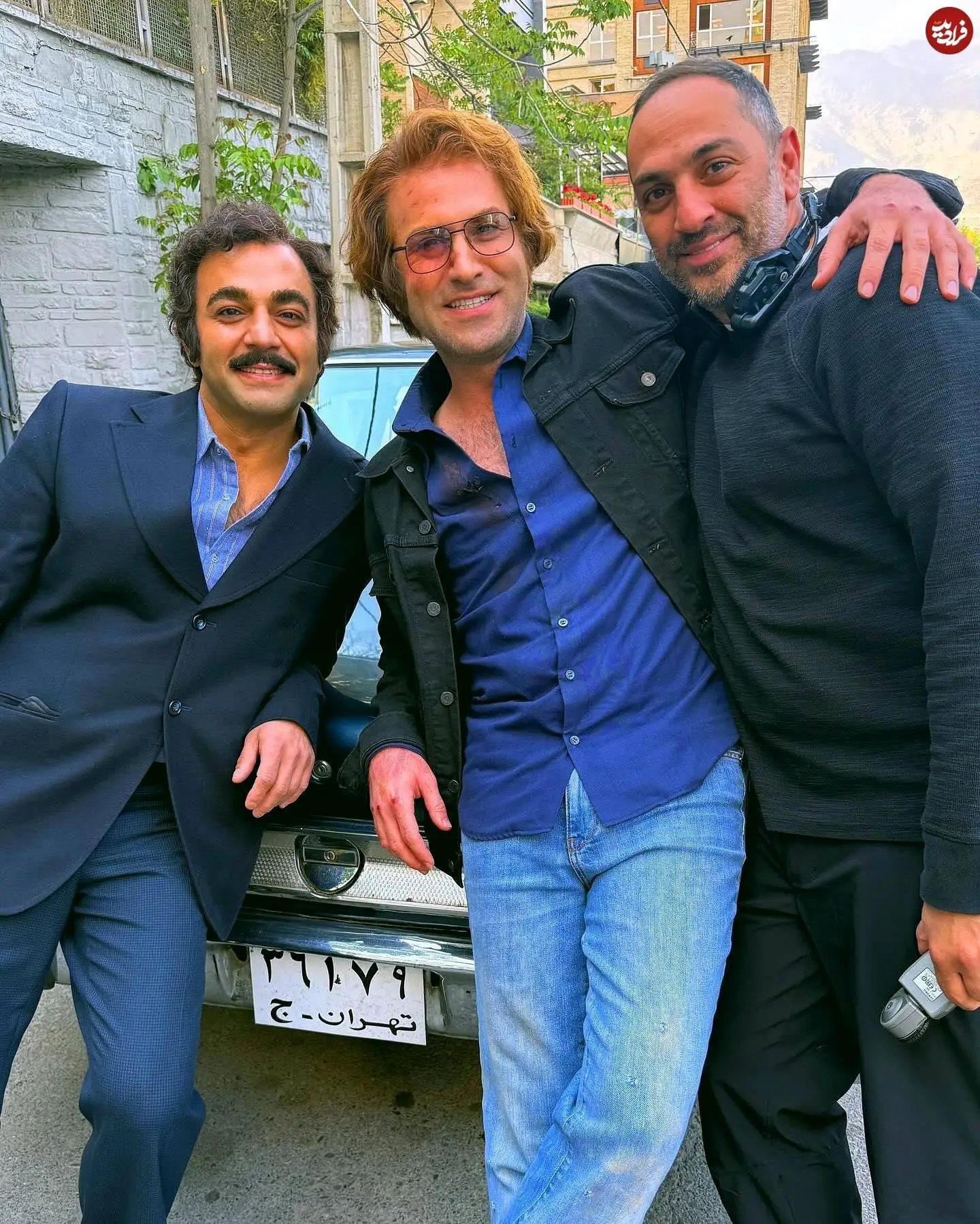 عکس| سفر در زمان؛ «سعید و امیر» در پشت صحنه سریال تاسیان؛ یک سال قبل