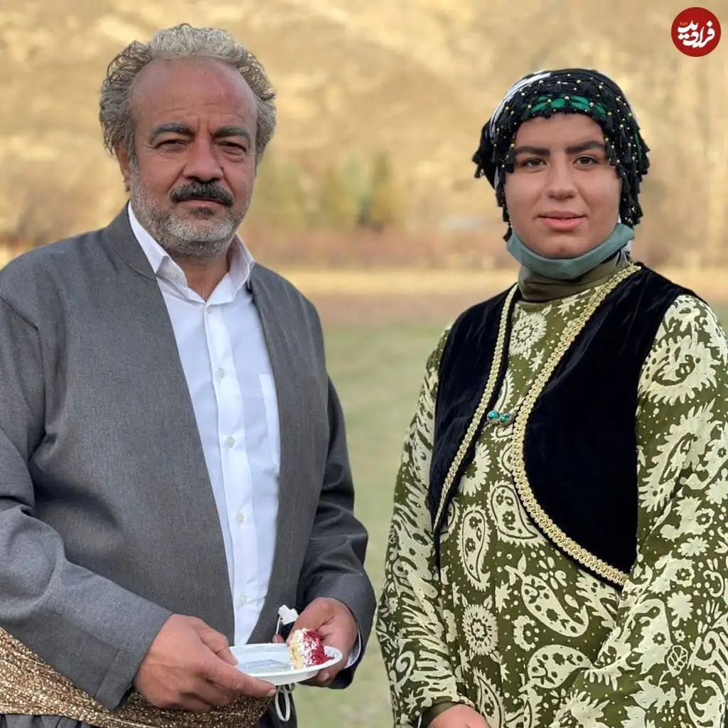 عکس| سفر در زمان؛ «روناک و نورالدین» در پشت صحنه سریال نون خ؛ سال 1400