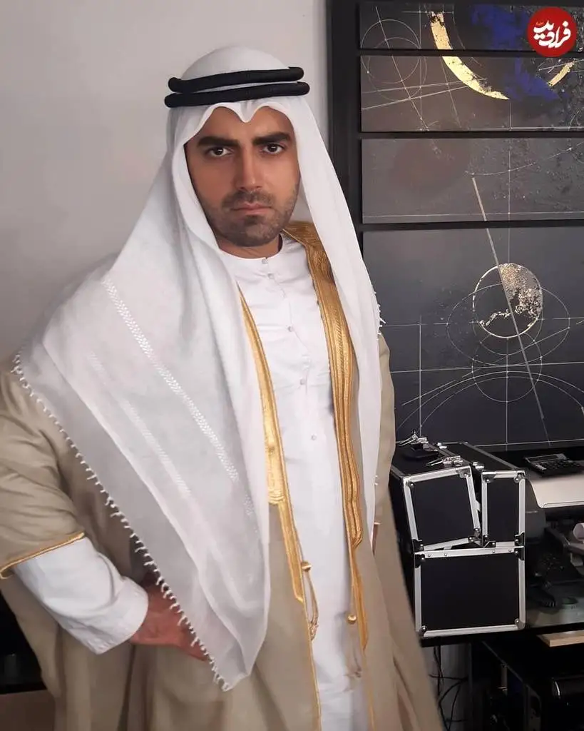 عکس| سفر در زمان؛ «جواد جوادی» سریال بچه مهندس 4 در لباس عربی؛ سال 1400