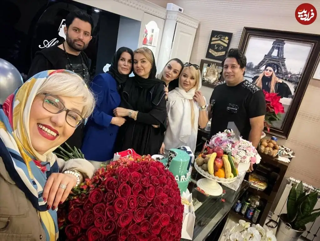 عکس| سفر در زمان؛ «سارا» سریال زیر آسمان شهر 1 در کنار «امید جهان»؛ سال 1401