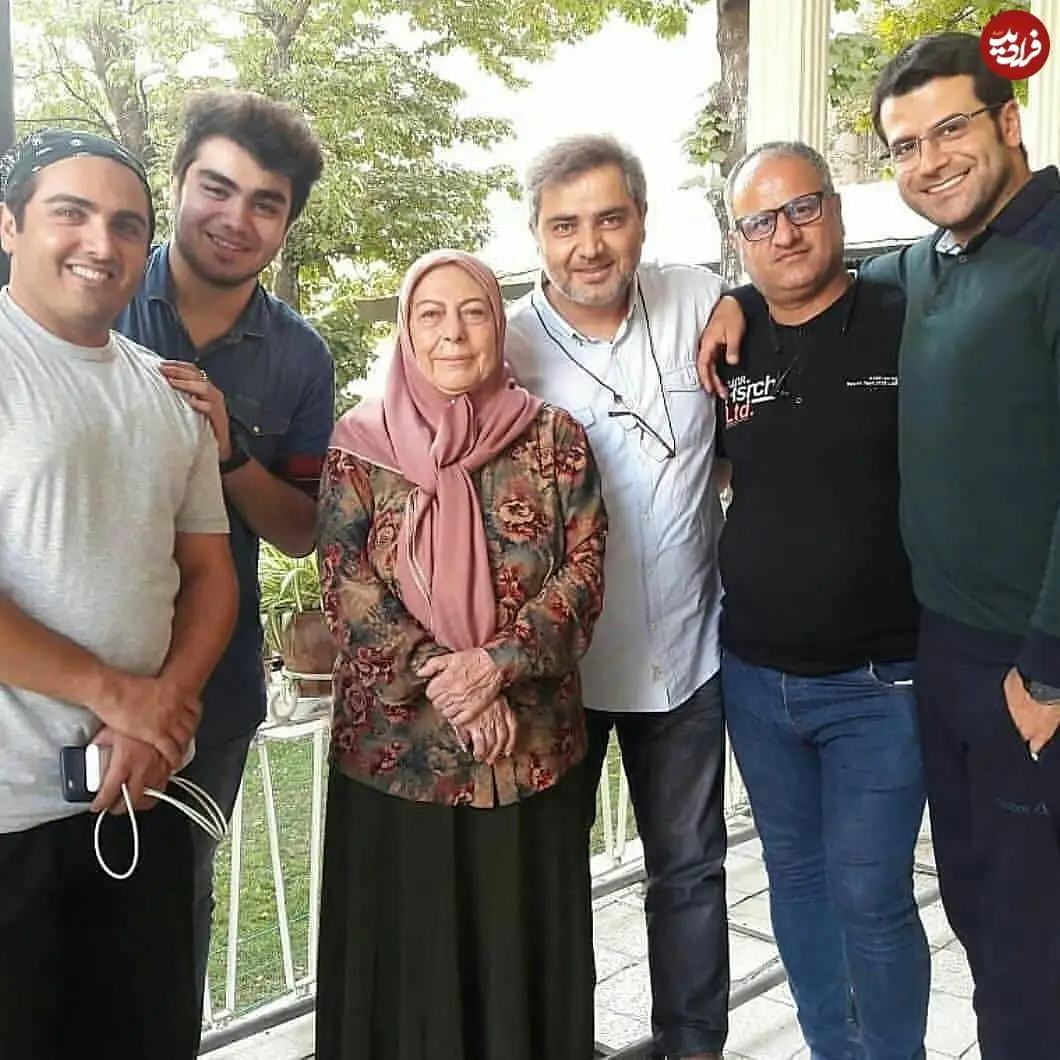 عکس| سفر در زمان؛ «جواد، مسعود، بی بی و مهرپرور» در پشت صحنه سریال بچه مهندس 3؛ سال 99