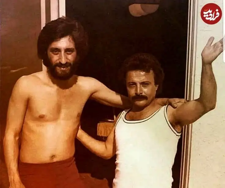 عکس| سفر در زمان؛ چهره «ابی در کنار شاهرخ» در دوران جوانی؛ دهه 50