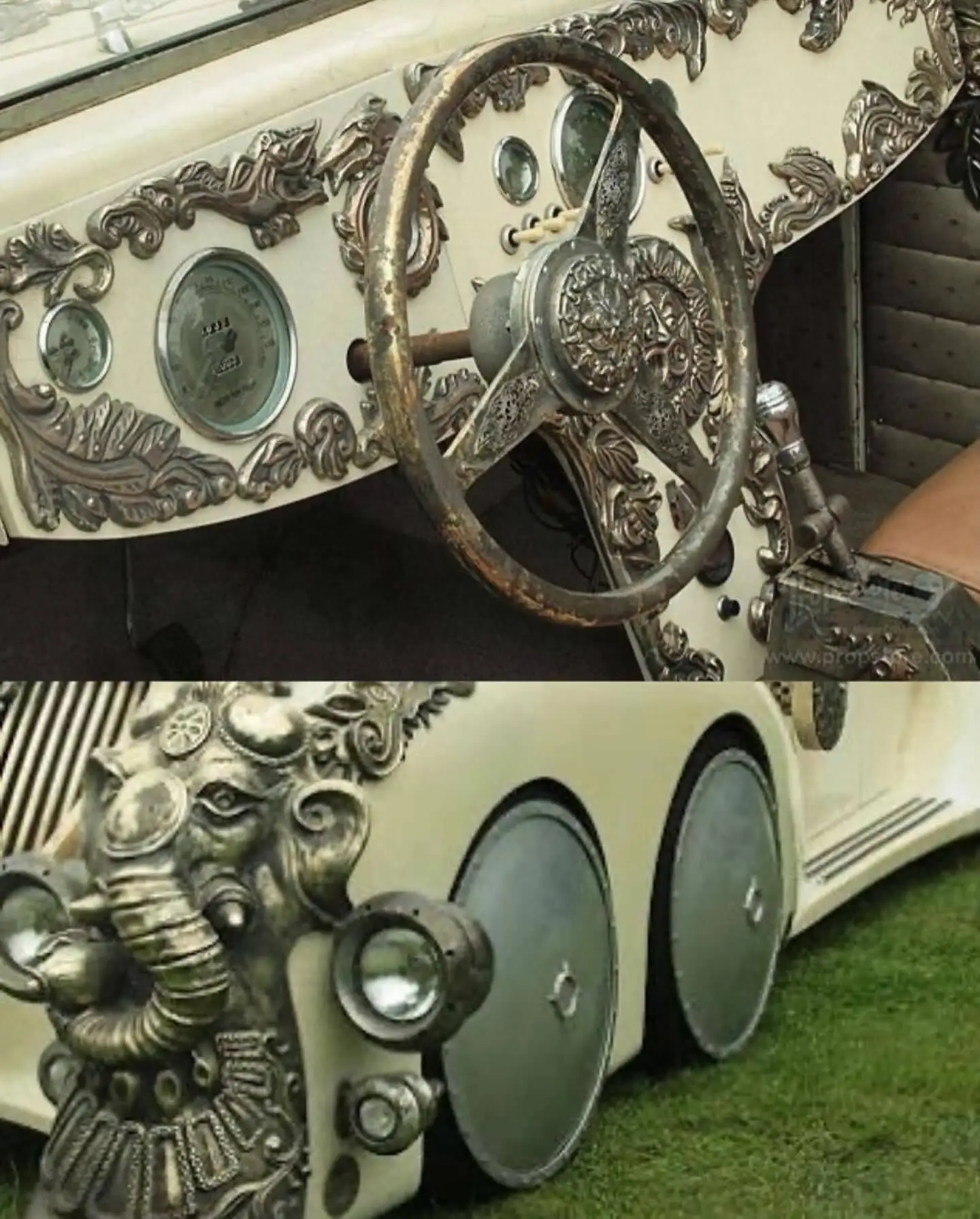 تصاویر| خودروی افسانه ای «کاپیتان نِمو»؛ ناتیلوس با شاسی لندرور و تزئینات هندی