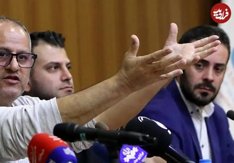 عکس| سفر زمان؛ «جواد جوادی» و «تینوش وصال» در نشست خبری سریال «بچه مهندس»