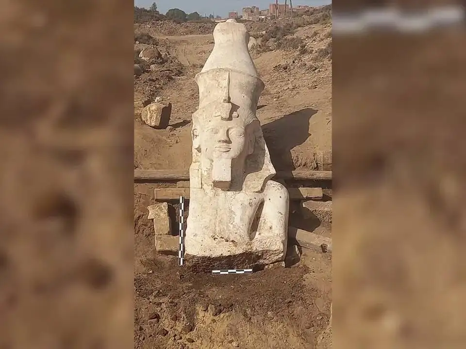 «نیمۀ گمشدۀ فرعون» در زیر خاک پیدا شد