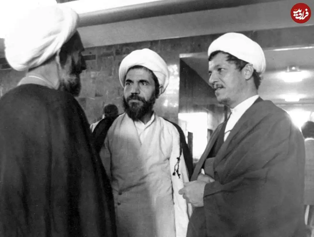 عکس؛ سفر در زمان؛ دیدار «ابوالقاسم خزعلی، محمد مفتح و هاشمی رفسنجانی»؛ سال 58