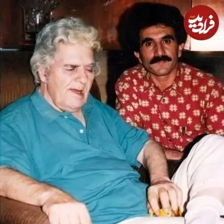 عکس| سفر در زمان؛ «عباس معروفی» در جوانی و در کنار «احمد شاملو»