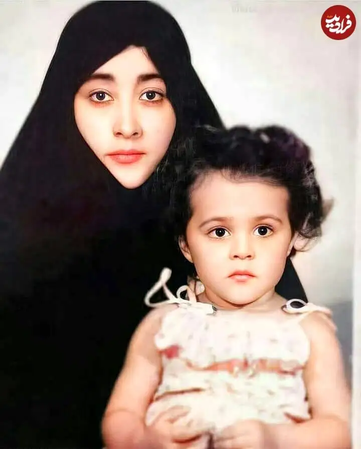عکس| سفر در زمان؛ «حمیرا و دخترش» قبل مهاجرت از ایران؛ سال 1360