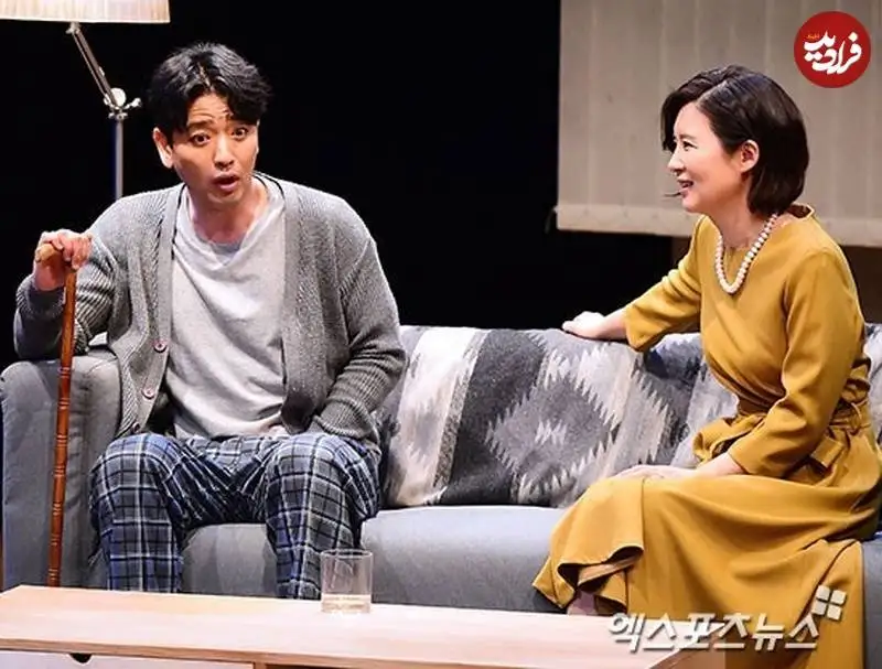 عکس| سفر زمان؛ «مدیر سایونگ» با پیژامه روی صحنه تئاتر؛ 10 سال بعد از سریال «جومونگ»