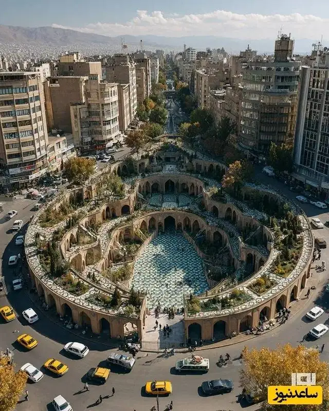 تصاویر؛ نگاهی خیره کننده به طراحی پاساژ با هنر معماری و طاق های اصیل ایرانی