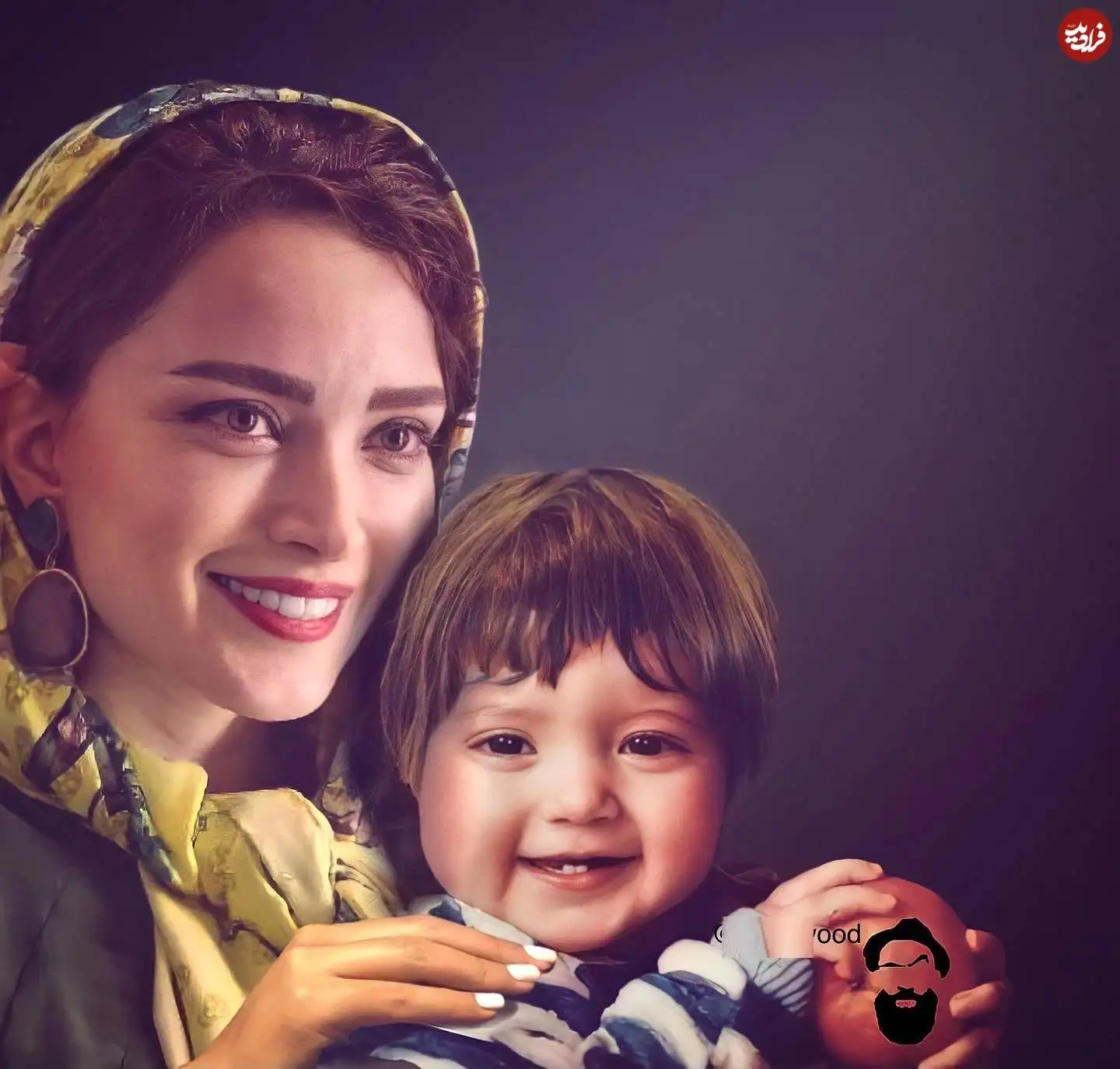 عکس| سفر در زمان؛ چهره «بهنوش طباطبایی» در دوران کودکی؛ دهه 60