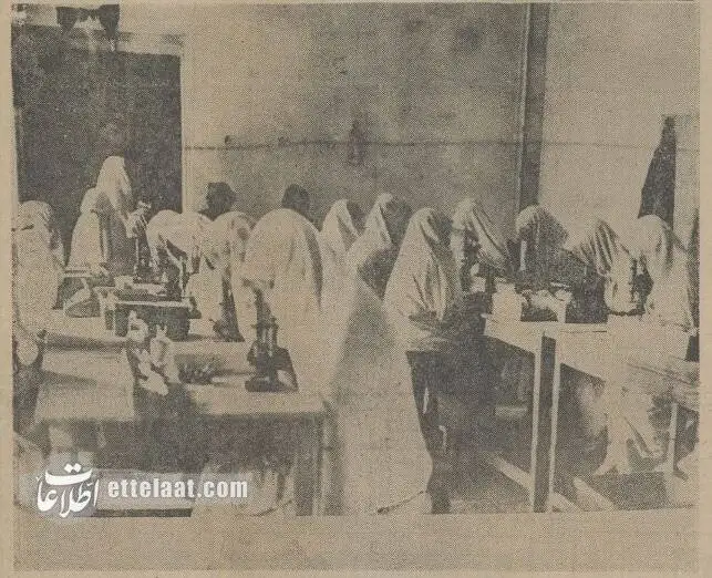 عکس؛ سفر در زمان؛ عکس تاریخی از یک مدرسه دخترانه تهران در سال 1310