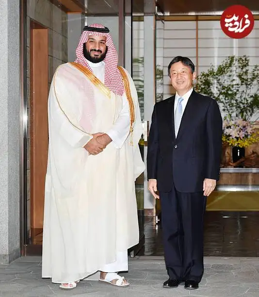 عکس| سفر در زمان؛ دیدار «محمد بن سلمان» با «ناروهیتو، ولیعهد ژاپن» در توکیو؛ سال 1395