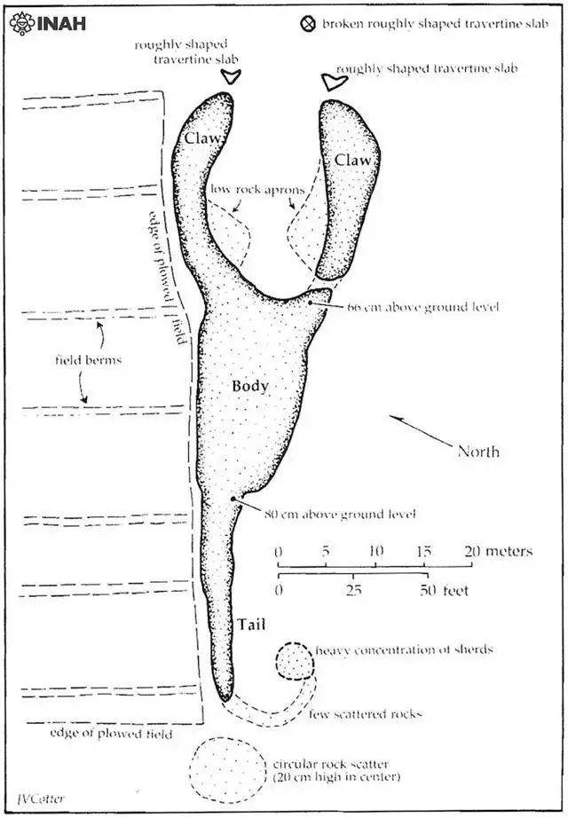 کشف یک تپۀ دست ساز هزارساله به شکل «عقرب» که تغییر فصل ها را نشان می داد