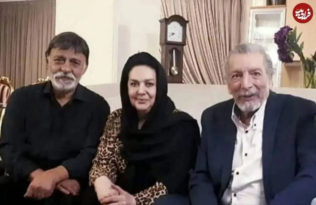 عکس| سفر در زمان؛ «آرام» بازیگر قبل انقلاب در کنار «بهمن مفید و مرتضی عقیلی»؛ دهه 90