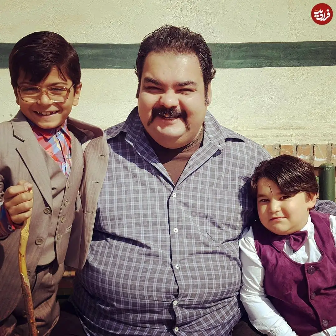  عکس| سفر در زمان؛ «جواد، عمو رضا و رسول» در پشت صحنه سریال بچه مهندس 1؛ سال 97