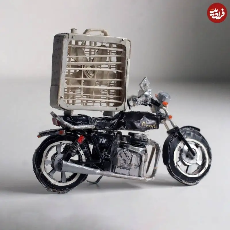 تصاویر؛ شاهکارهای خلاقانه ای که هنرمند ایتالیایی با «آشغال» می سازد