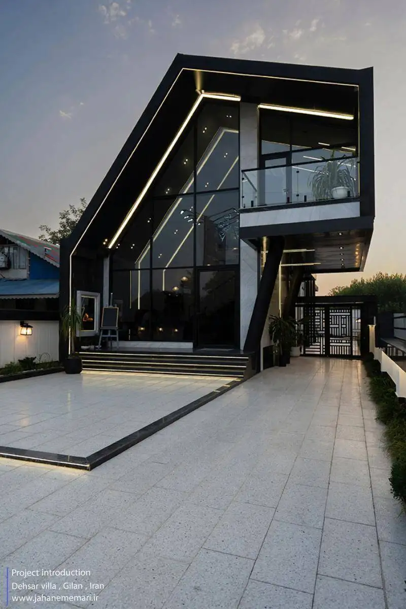 تصاویر؛ ویلا دهسر؛ معماری هندسی در آستانه اشرفیه