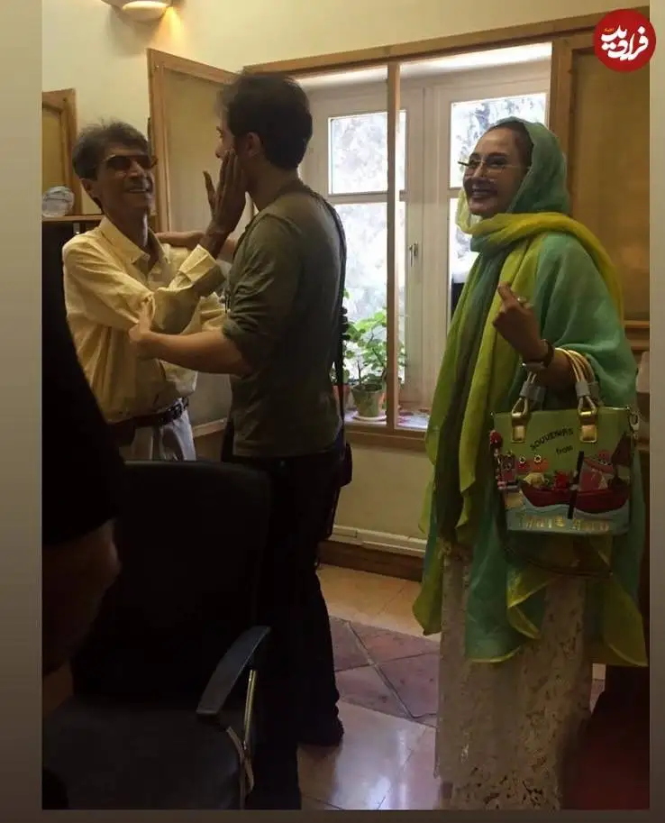 عکس| سفر در زمان؛ «زلیخا زن پوتیفار» سریال یوسف پیامبر در کنار ناصر تقوایی؛ دهه 90