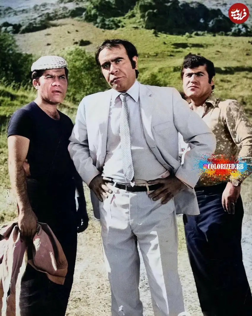 عکس| سفر در زمان؛ «عباس مغفوریان و سیروس ابراهیم زاده در کنار عنایت بخشی»؛ سال 1350