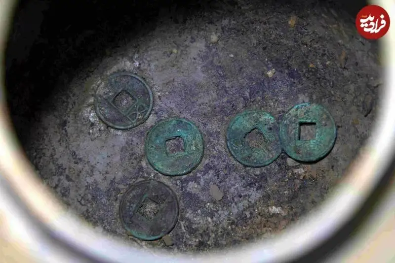 کشف «گنج کوچک سکه های چینی» در خرابه های پادشاهی «پسر سوسانو»