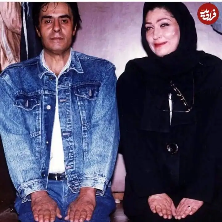 عکس| سفر به تاریخ؛ «فریماه فرجامی» در کنار «خسرو شکیبایی»؛ دهه 70