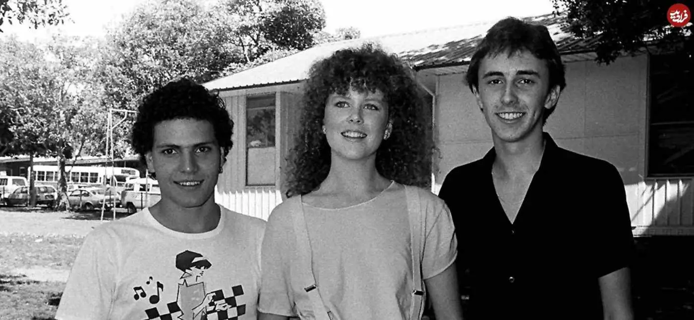 عکس؛ سفر در زمان؛ نیکول کیدمن در جلسه عکاسی برای تبلیغ فیلم «راهزنان bmx» در استرالیا؛ سال 1362