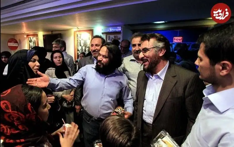 عکس| سفر به تاریخ؛ «لاوی، برادر یوسف» در کنار «فرج الله سلحشور» در نشست خبری سریال «یوسف پیامبر»