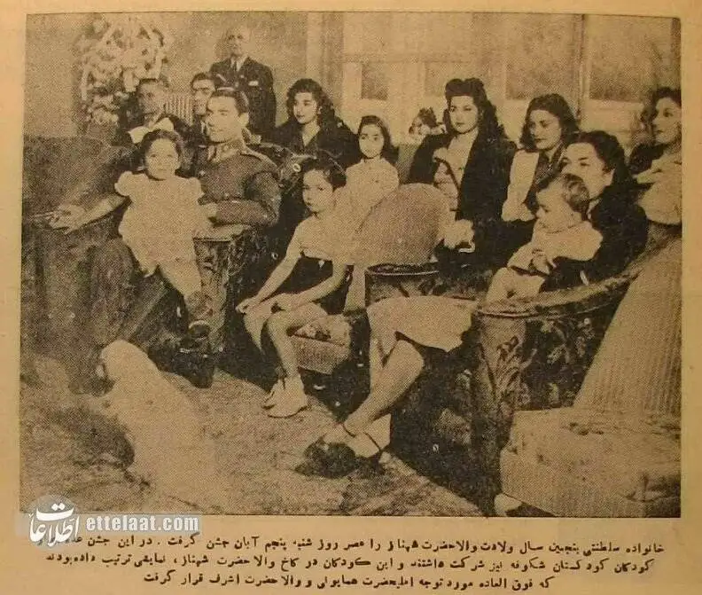 تصاویر؛ سفر در زمان؛ گزارش تصویری منتشرنشده از زندگی خانواده شاه در کاخ سعدآباد!