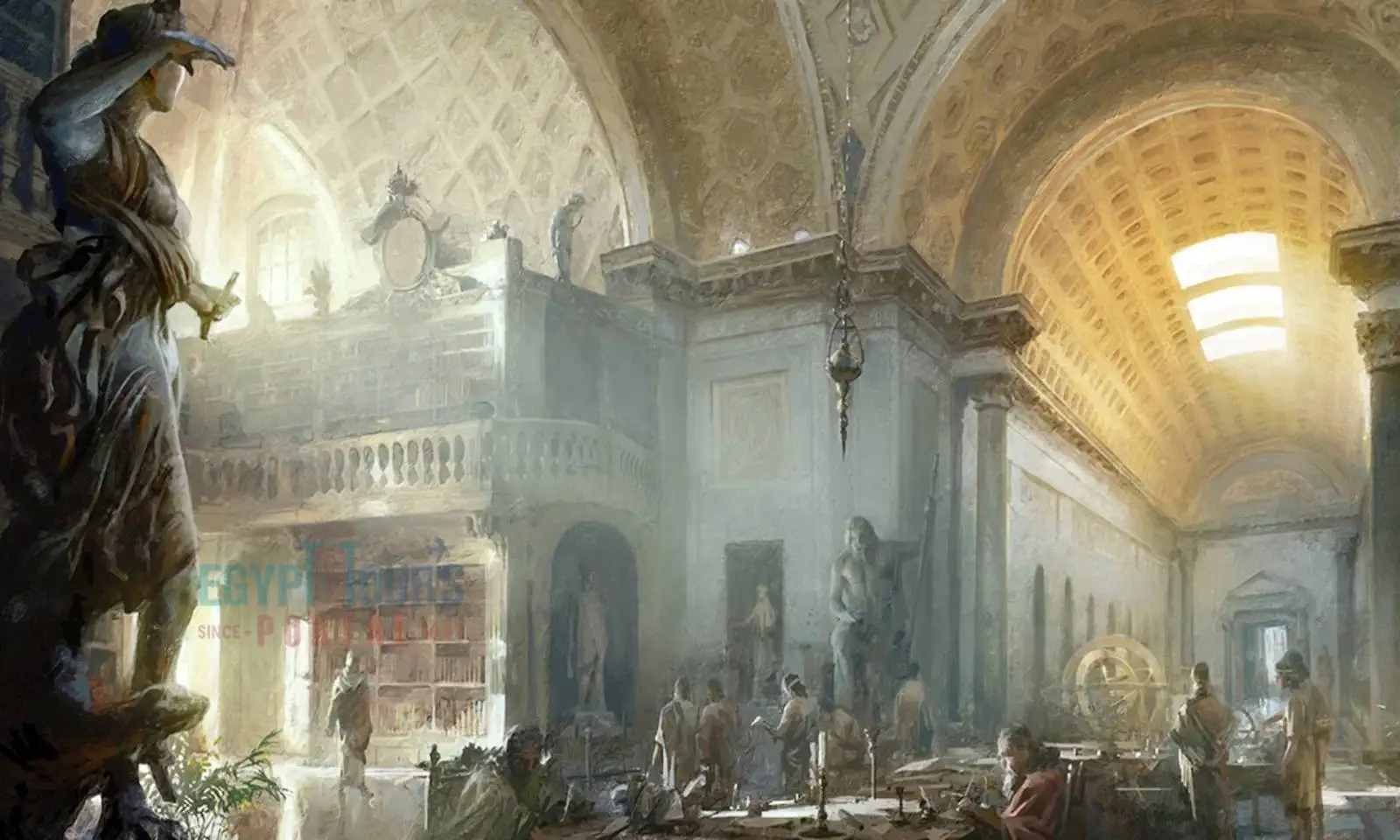 ژولیوس سزار یا عمرو عاص؛ بزرگترین کتابخانۀ جهان باستان را چه کسی نابود کرد؟ 