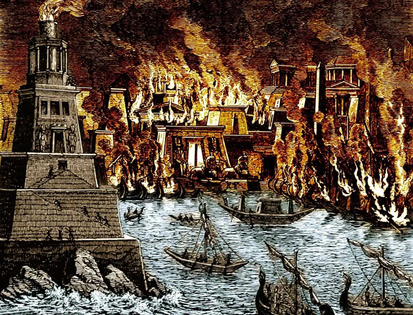 ژولیوس سزار یا عمرو عاص؛ بزرگترین کتابخانۀ جهان باستان را چه کسی نابود کرد؟ 