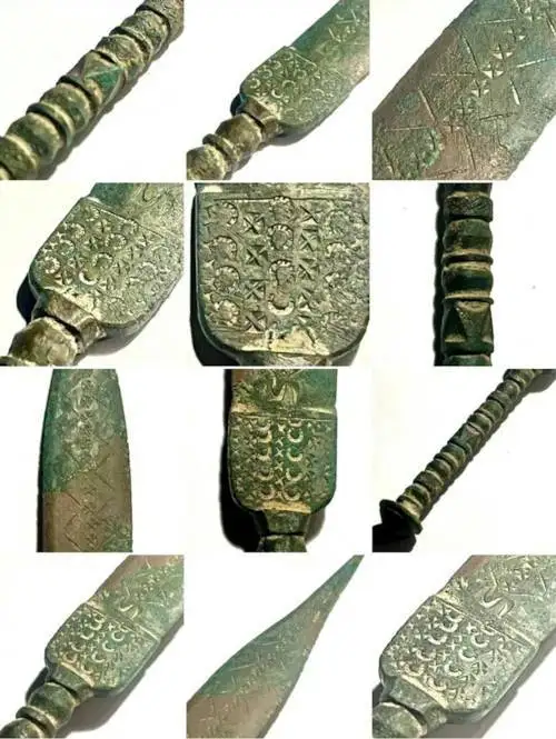 «خنجر 3 هزارساله» در اثر «امواج دریا» از زیر خاک بیرون آمد