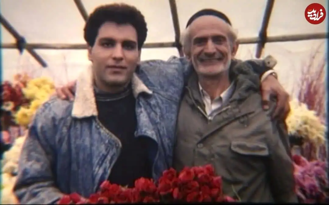 عکس| سفر در زمان؛ «کیومرث ملک مطیعی» در آغوش «مهران مدیری»؛ سال 73