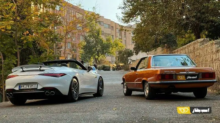 تصاویر؛ ملاقات با مرسدس بنز sl43 amg مدل 2025 در تهران؛ اسطوره ای تمام نشدنی از 1952 تاکنون